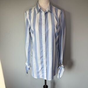Banana Republic Riley Shirt – NWT – Blue & White Stripe – Size 8